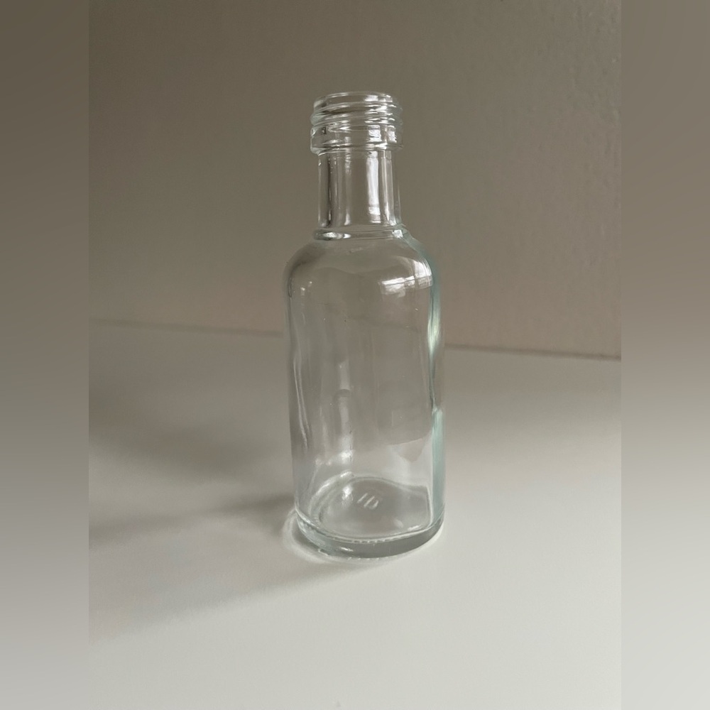 Clear Glass Bottle